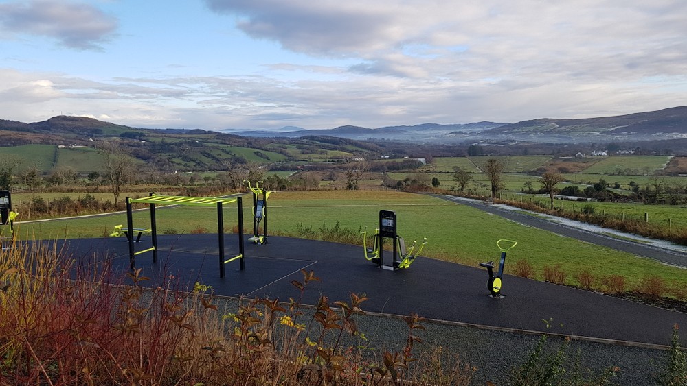 Churchill outdoor gym with an amazing view