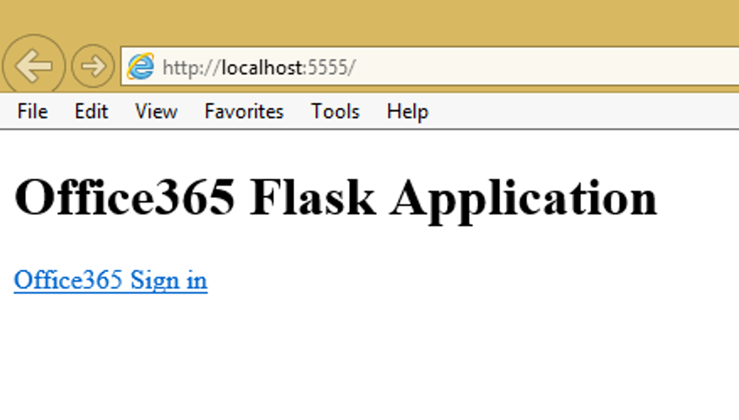 Azure Python Flask External app consuming Office365 SharePoint Site