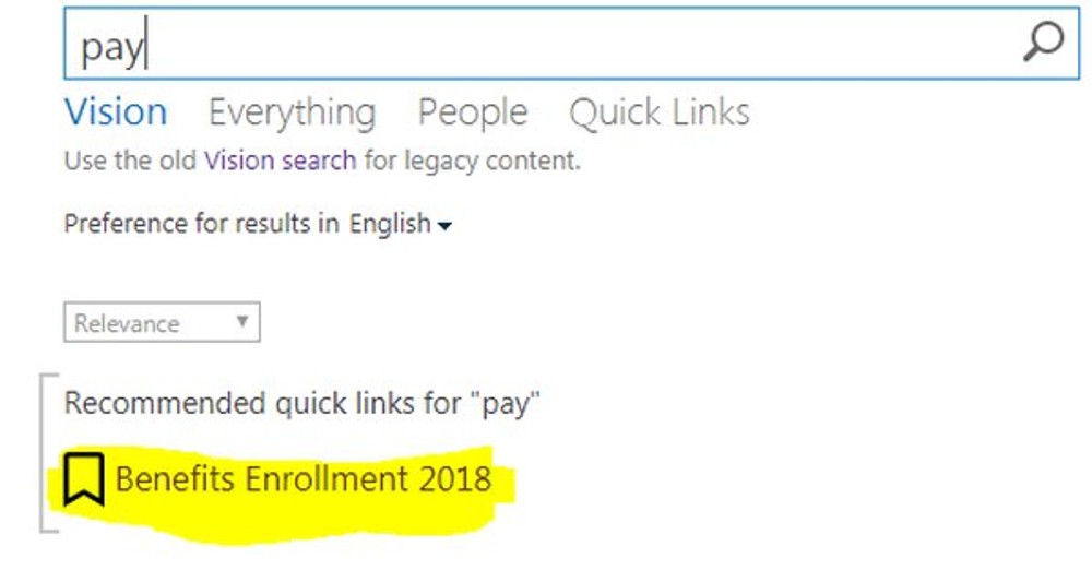 SharePoint site opened in browser