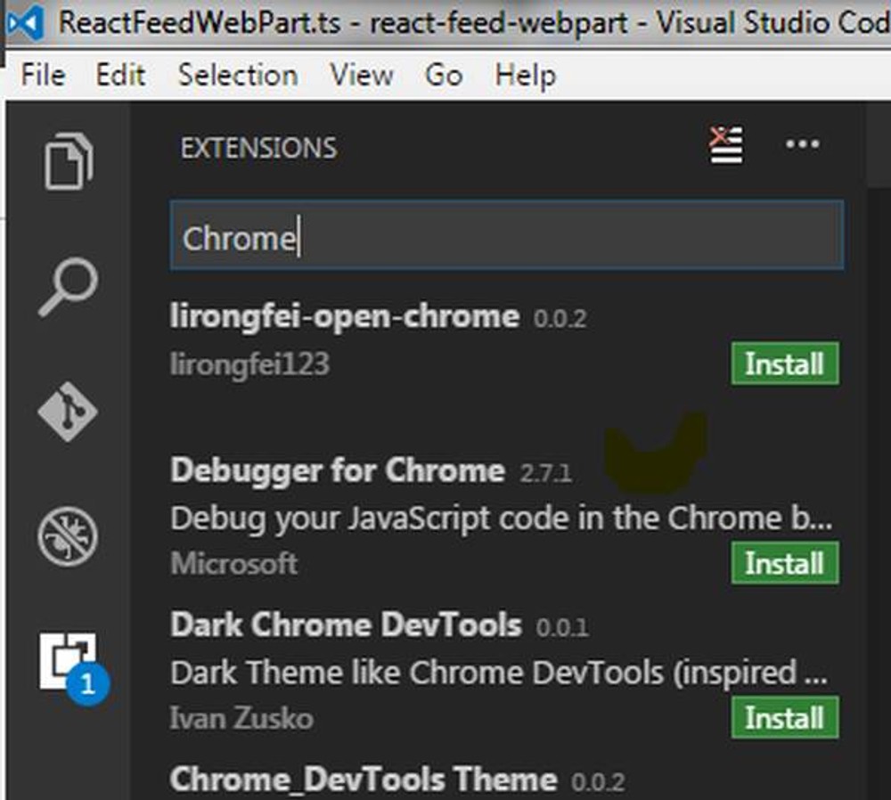 Visual Studio Code extensions